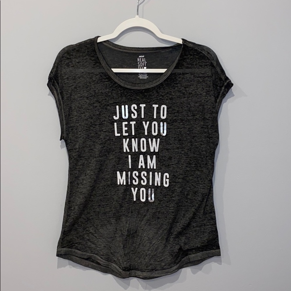 aerie grey shirt!